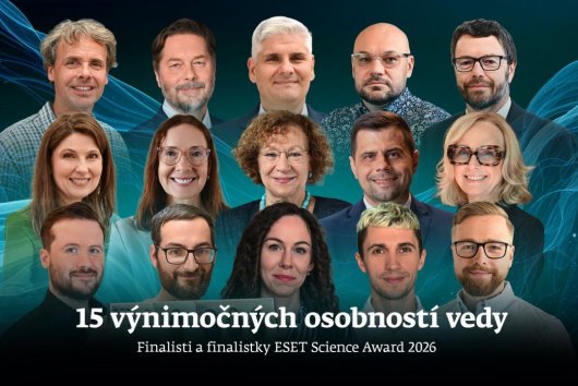 ESET Science Award 2026 pozná svojich finalistov: Predstavuje pätnásť výnimočných osobností vedy
