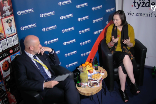.týždeň na Globsecu 2026 s Anne-Marie Brady