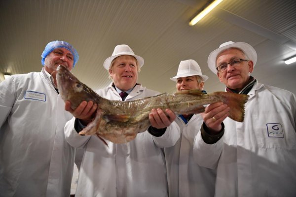 Boris Johnson roznáša mlieko, šije aj bagruje. Fototéma z predvolebnej kampane