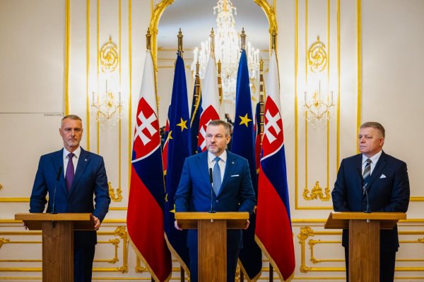 Pellegrini, Raši a Fico sa stretli pri príležitosti 33. výročia vzniku Slovenskej republiky