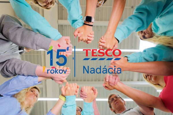 15 rokov Nadácie Tesco: na Slovensku podporila 350 projektov za 5 miliónov eur