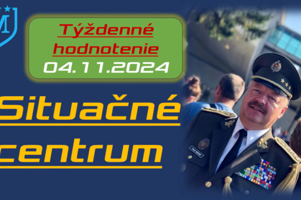 Týždenné hodnotenie vojny na Ukrajine a Blízkom východe k 4. 11. 2024