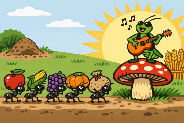 Svrček a mravce alebo ako pomôcť umelcom