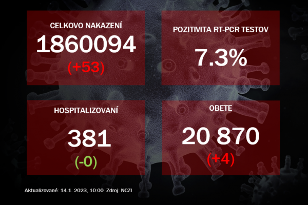 Koronavírus ONLINE: PCR testy v piatok potvrdili 53 pozitívnych