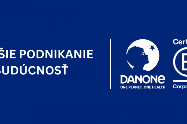 Danone Slovensko získalo certifikát B Corp, čo predstavuje významný míľnik pre udržateľné podnikanie na Slovensku