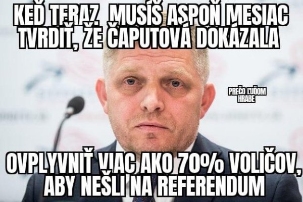 .meme-nto .týždňa: Referendné zmarenum