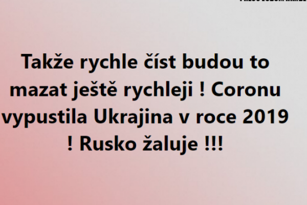 .hoax týždňa: Hoaxid-19 a vojna na Ukrajine