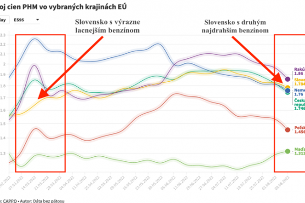 Dáta bez pátosu: Kde je ten benzínový pes zakopaný?