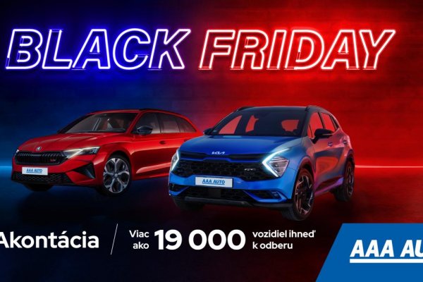 Black Friday: AAA AUTO zlacnilo 1 400 áut, zákazníci ušetria 1,2 milióna eur 