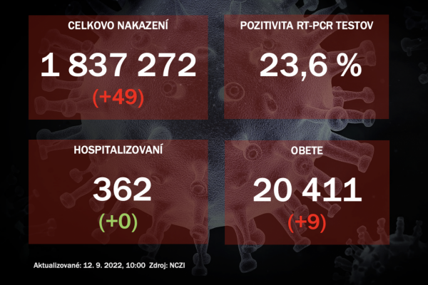 Koronavírus ONLINE: PCR testy za nedeľu odhalili 49 pozitívnych prípadov