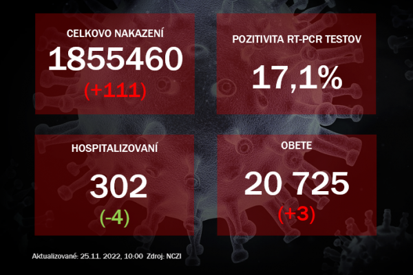 Koronavírus ONLINE: Pozitivita PCR testov mierne stúpla