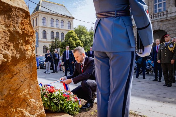 Český prezident Pavel na Pražskom hrade prijal Petra Pellegriniho