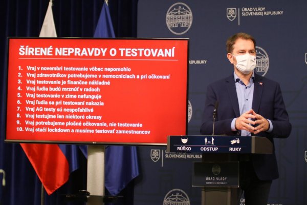 Koronavírus ONLINE: Vláda prezradila detaily masívneho testovania. Najprv celoplošný skríning a potom najhoršie oblasti